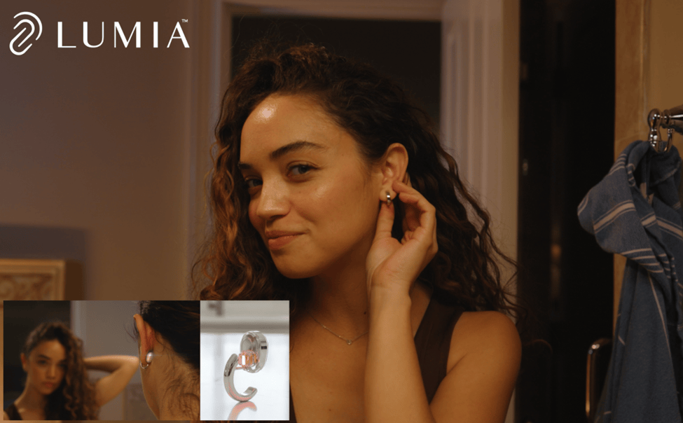 a 2智能耳环新品发布支持血流追踪瓦力棋牌试玩重量不足1克！